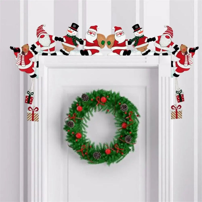 Wood Santa Door Corner