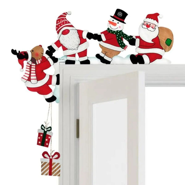 Wood Santa Door Corner