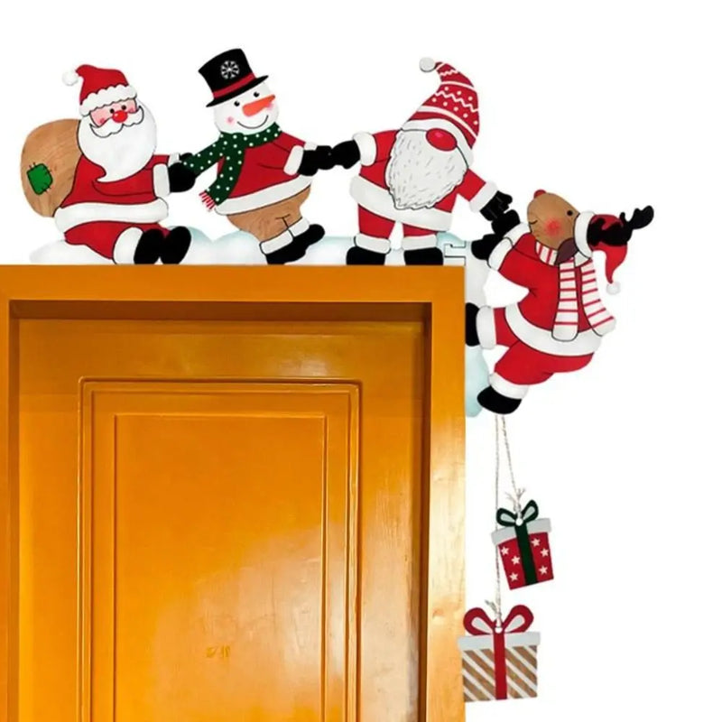 Wood Santa Door Corner