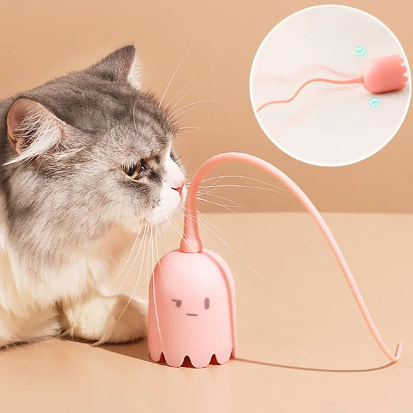 CAT TOY MOUSE TAIL