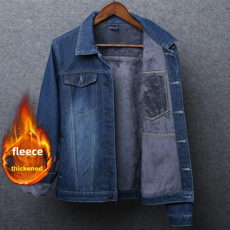 Men's Winterfleece lineddenim Jacket