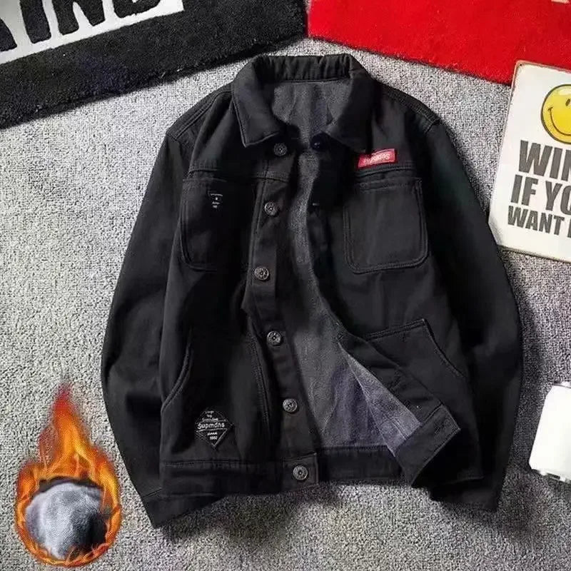 Men's Winterfleece lineddenim Jacket