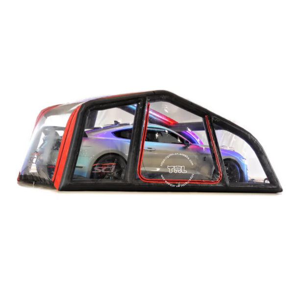 transparent car garage capsule