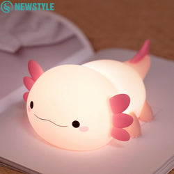 Cute Axolotl Night Light