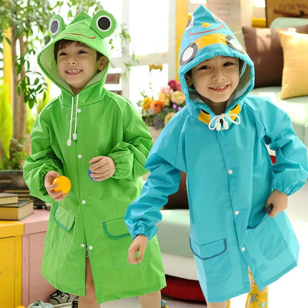 Cartoon Animal Waterproof Kids Raincoat