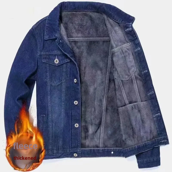 Men's Winterfleece lineddenim Jacket