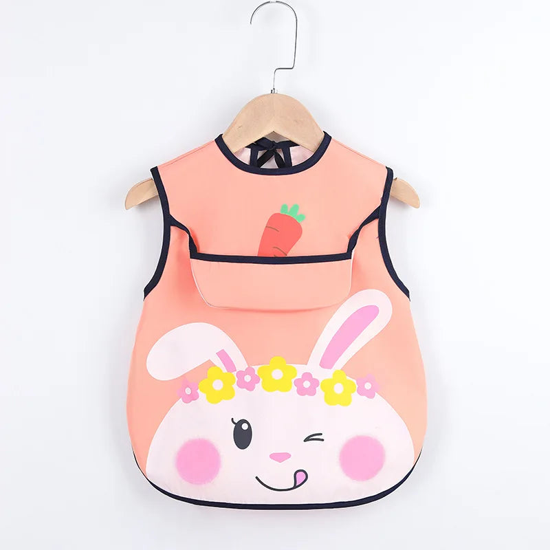 Sleeveless & Long Sleeve Waterproof Bibs for Kids