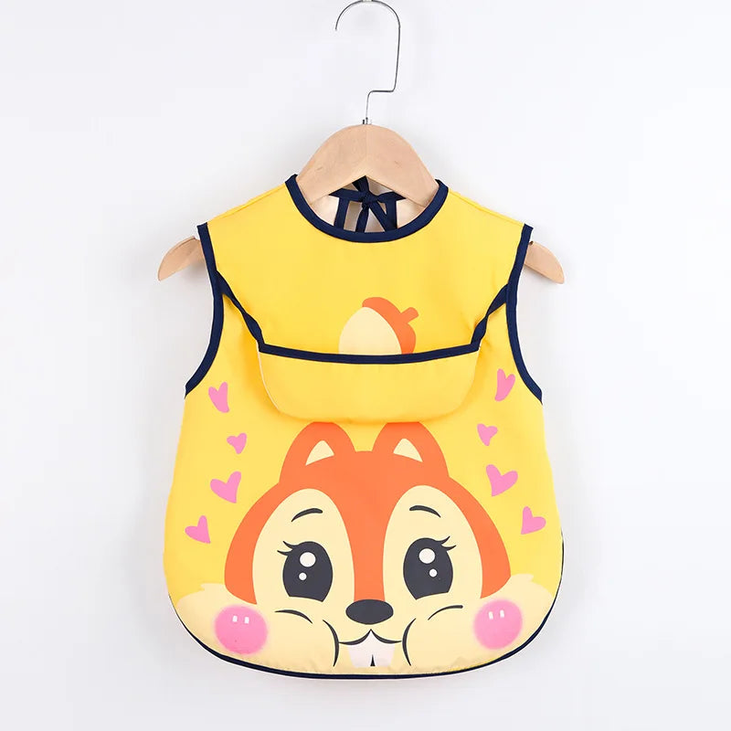 Sleeveless & Long Sleeve Waterproof Bibs for Kids